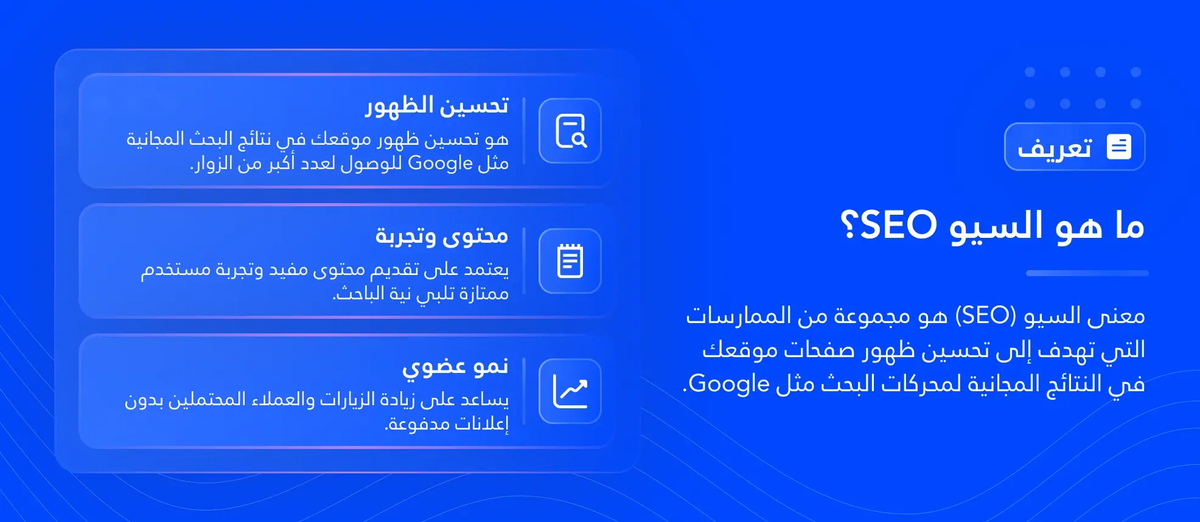 ما هو السيو - معني السيو