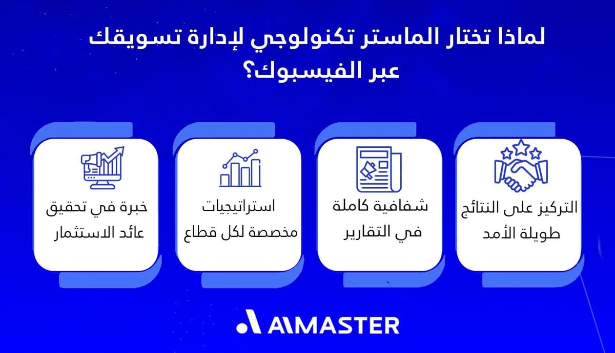 لماذا تختار الماستر تكنولوجي لإدارة تسويقك عبر الفيسبوك؟