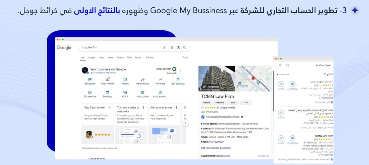 نجاح السيو المحلي